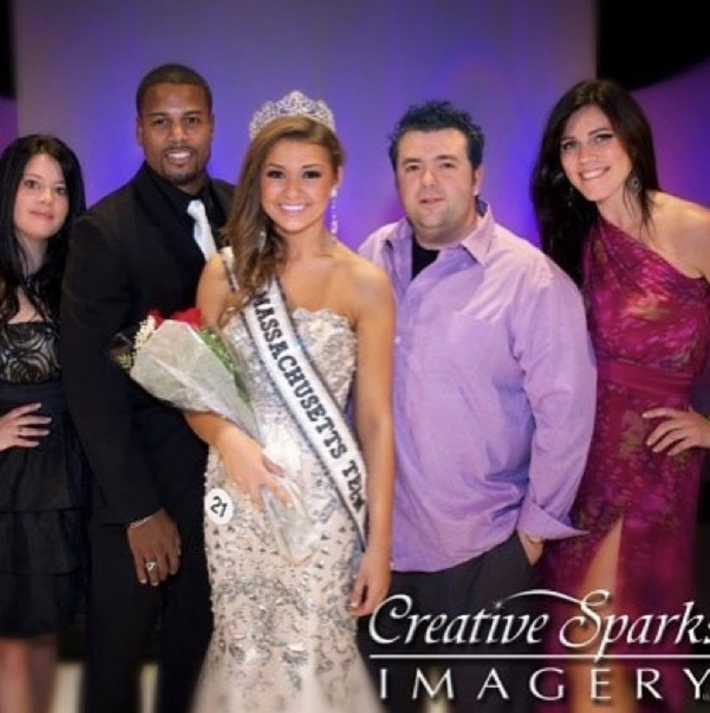 Kimberly as a judge of the Miss Massachusetts Teen USA pageant.
