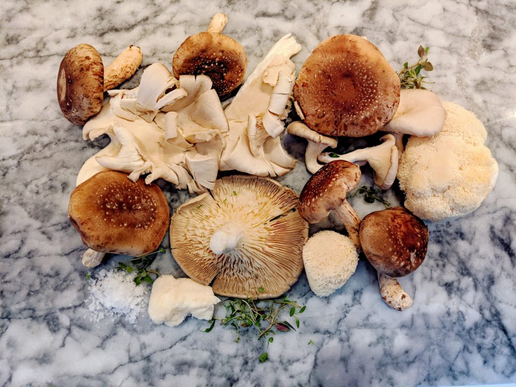 Ingredients for Mushroom Bisque Recipe