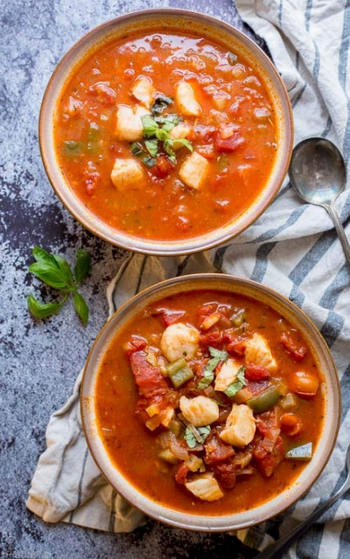 Tomato-Based Fish Soup Recipe by Freed Fit