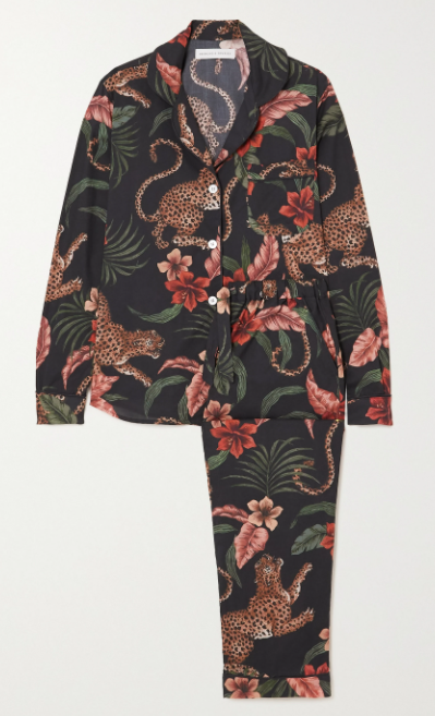 Desmond and Dempsey - leopard print pajamas