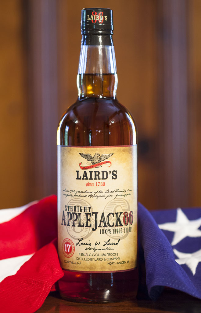 Laird's AppleJack - A Perfect Pairing with the Sky Bar Candy Bar