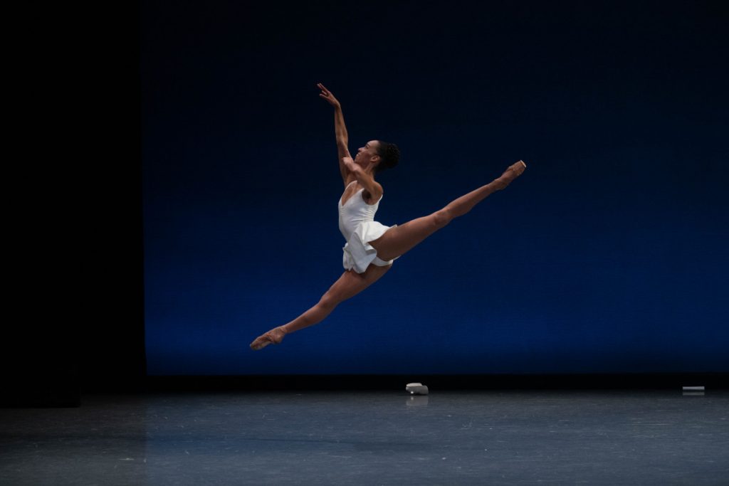 Chyrstyn Fentroy in George Balanchine's Apollo; photo by Brooke Trisolini; courtesy of Boston Ballet